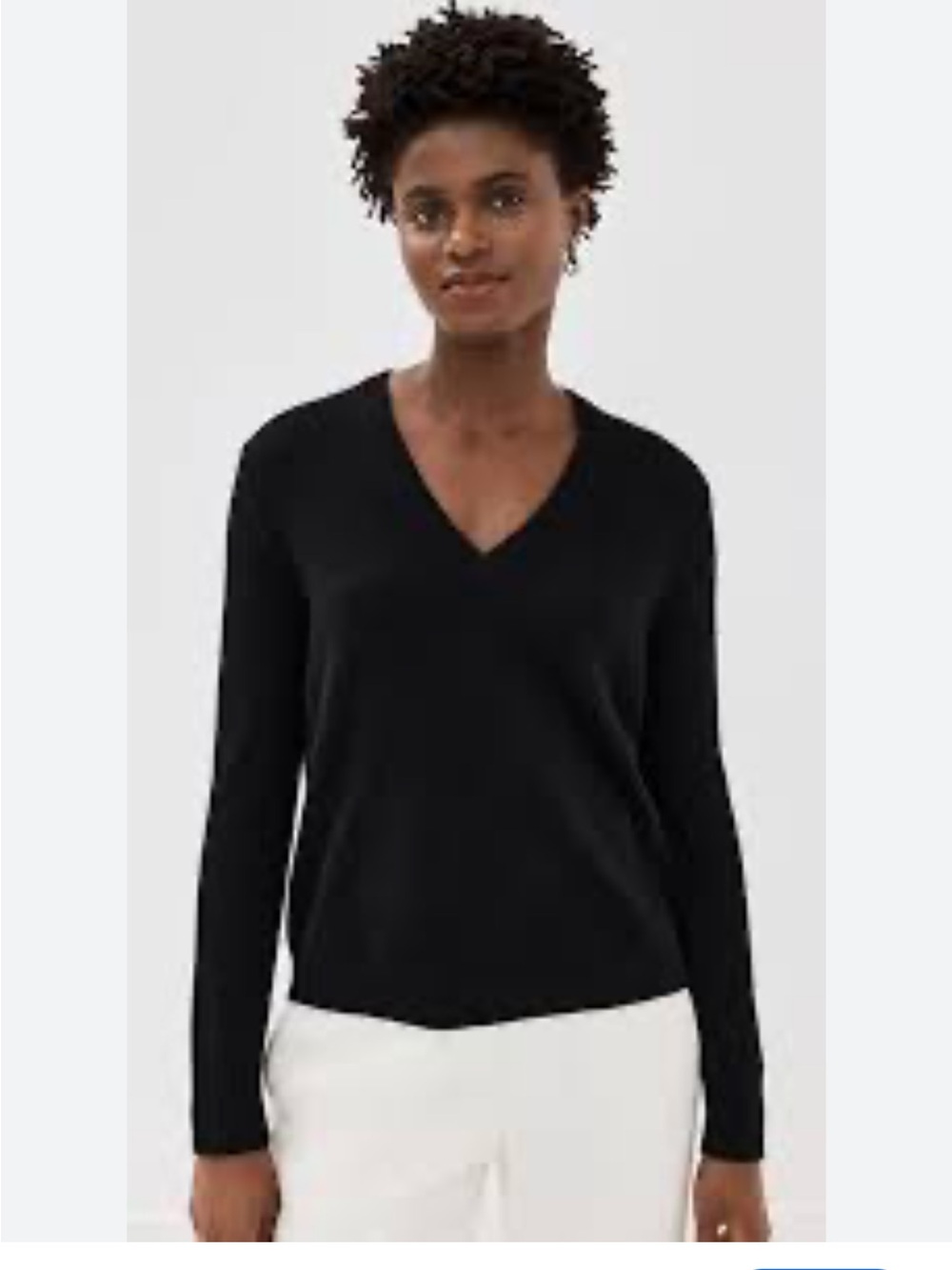 Jenni Kayne Black V-Neck Sweater for Women